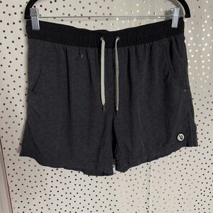 Vuori Black Mens Shorts